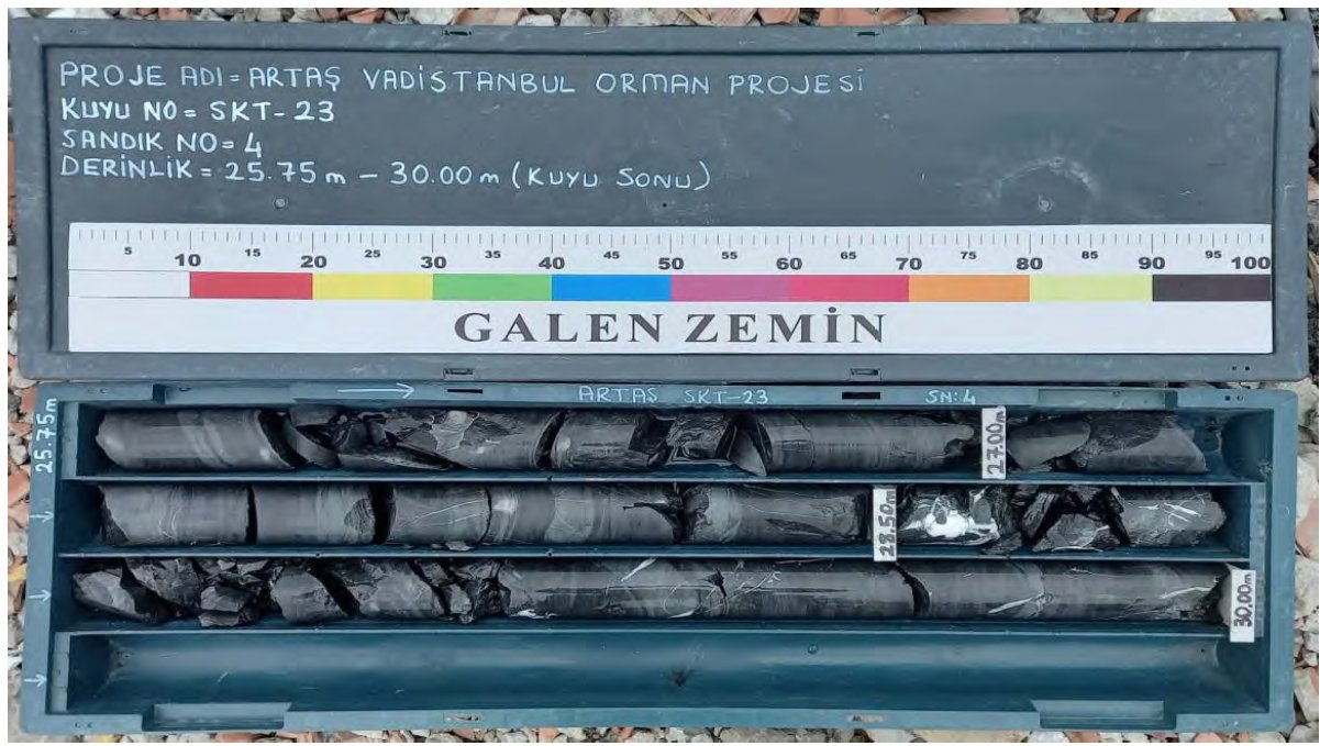 Vadistanbul Orman project, borehole SKT-23, core box 4 (25.75–30.00 m)